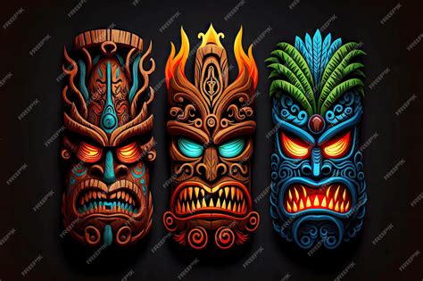 tiki mask god.